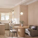 Nella 1 Light Champagne Bronze Pendant Ceiling Light
