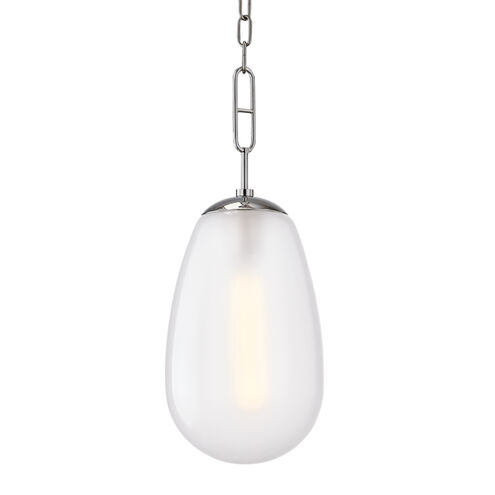 Bruckner 1 Light 8.75 inch Polished Nickel Pendant Ceiling Light