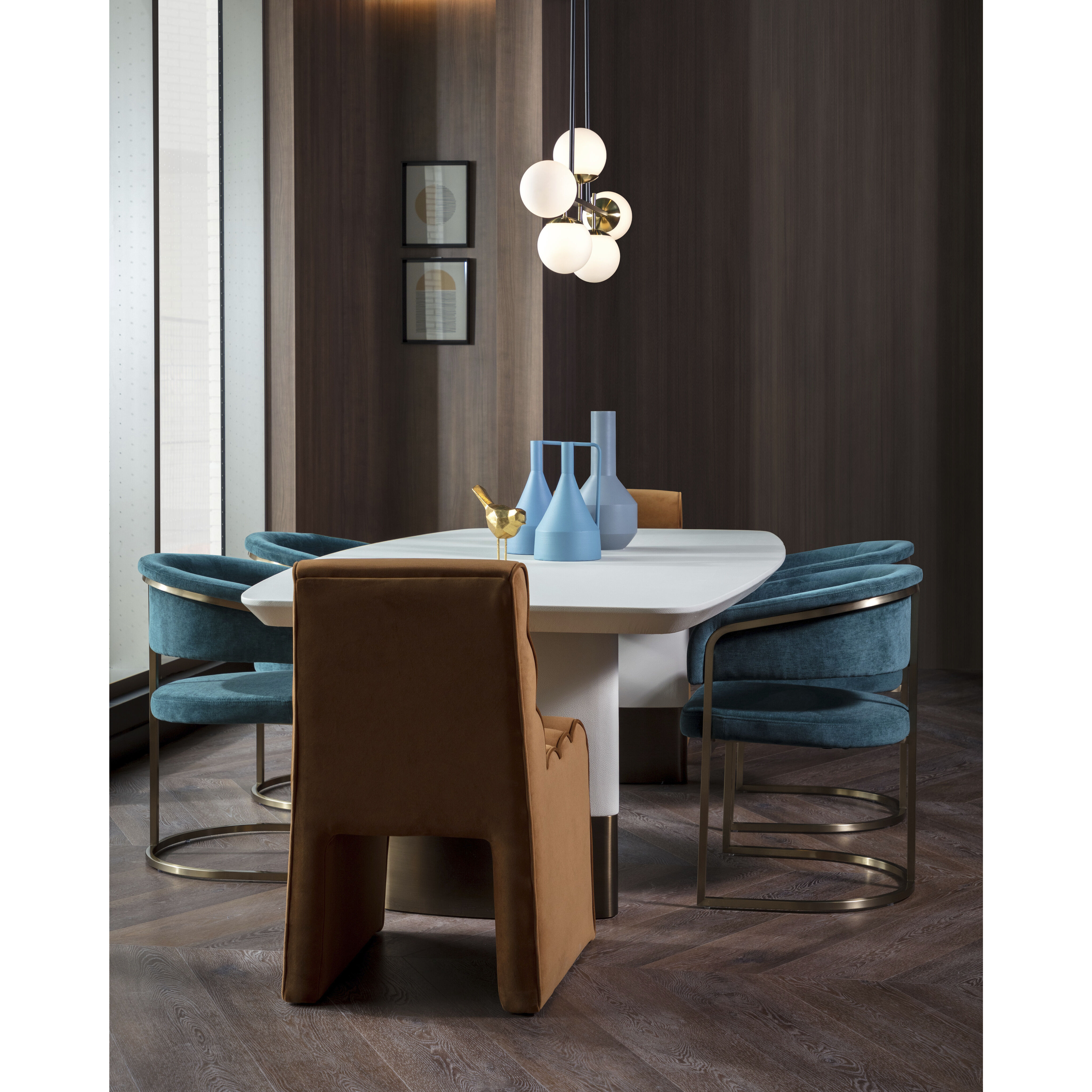 Stuart Meg Gold Dining Chair
