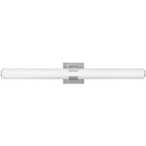 Aiden LED 31 inch Brushed Nickel Vanity Light Wall Light, Vertical