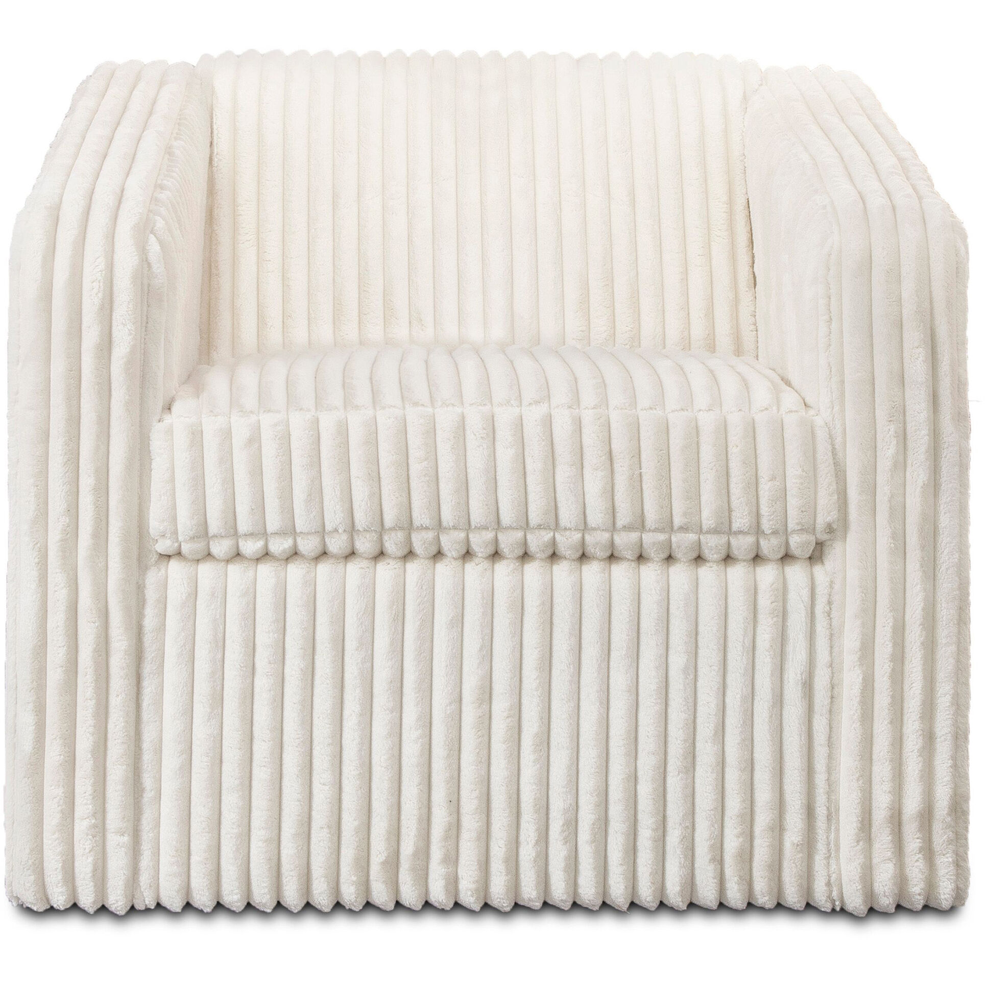 Sandoval Ivory/Corduroy Accent Chair