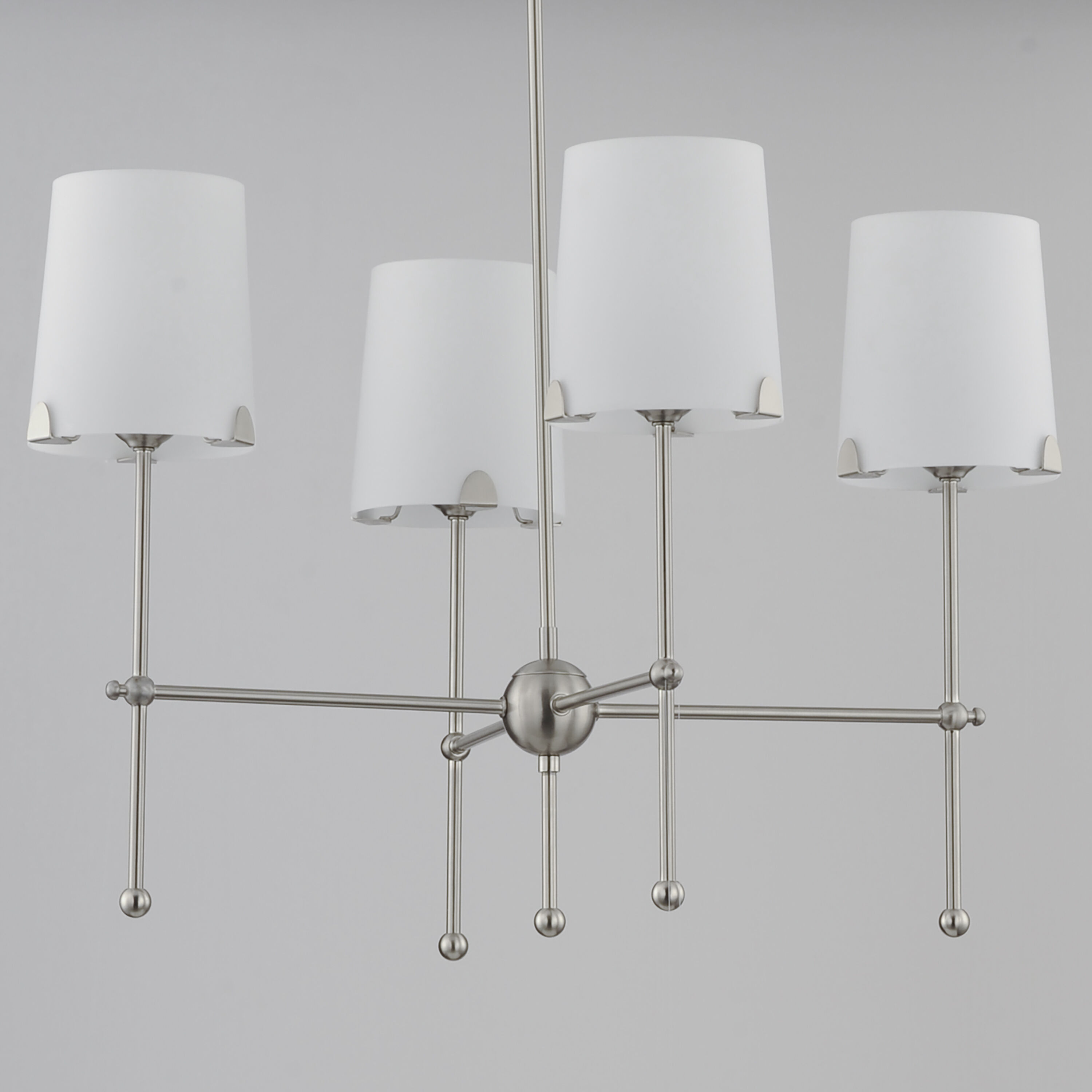 Huntington 4 Light 26 inch Satin Nickel Chandelier Ceiling Light