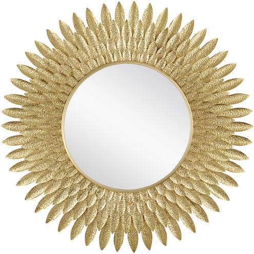 Plume 39 inch Brass Mirror