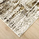 Eclectic Luxe 114 X 79 inch Gold Rug in 6 x 9