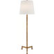 Thomas O'Brien Parish Floor 65.25 inch 60 watt Gilded Iron Floor Lamp Portable Light in Linen