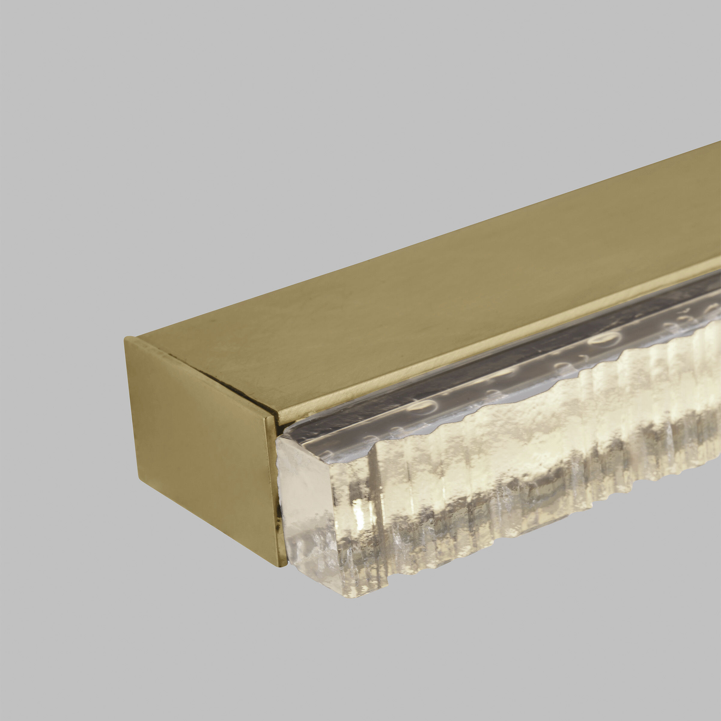 Mick De Giulio Serre LED 24 inch Natural Brass Bath Vanity Wall Light