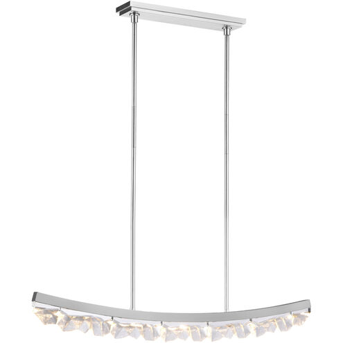 Arcus 1 Light 47.63 inch Polished Nickel Linear Pendant Ceiling Light