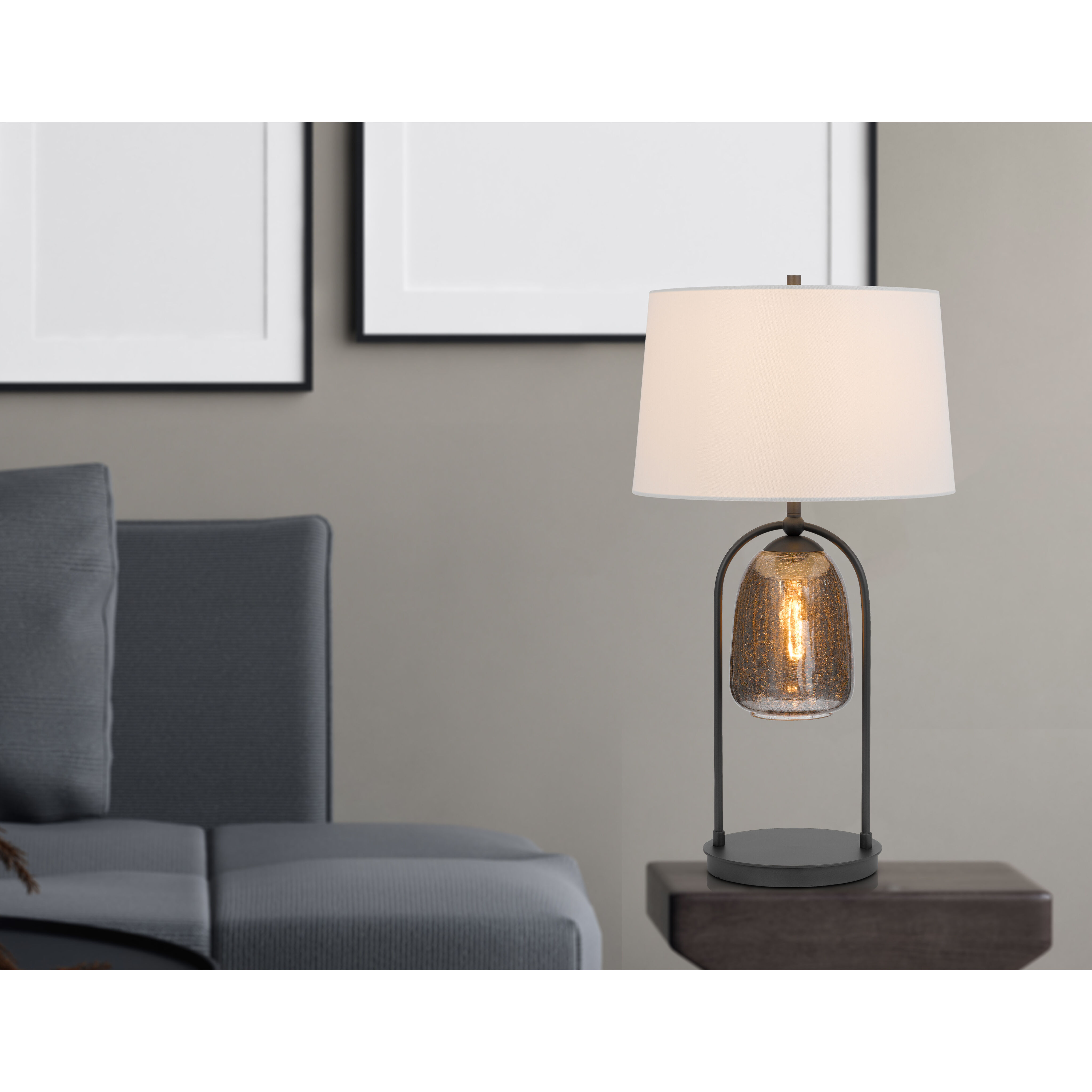 Midtown 31 inch 100.00 watt Matte Black Table Lamp Portable Light