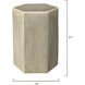 Porto 21 X 15 inch Pistachio Ceramic Side Table