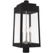 Oslo 3 Light 25 inch Black Outdoor Post Top Lantern