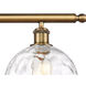 Ballston Athens Water Glass LED 36 inch Brushed Brass Island Light Ceiling Light