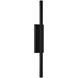 Mono 1 Light 38 inch Black Outdoor Wall Sconce