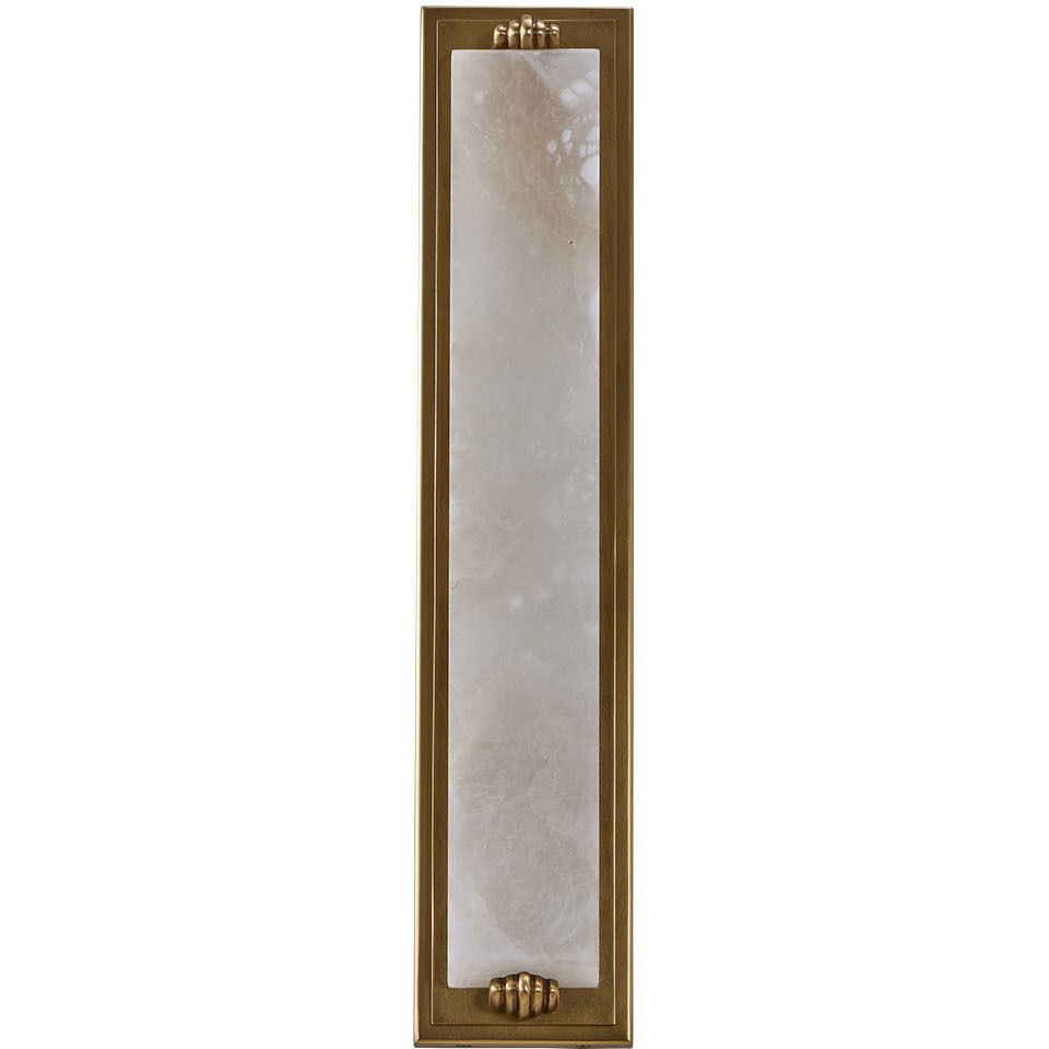 Gypsum Wall Sconce Wall Light in True Brass