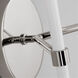 kate spade new york Monroe 2 Light 12 inch Polished Nickel Wall Sconce Wall Light in Polished Nickel / Gloss White
