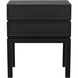 Andras 28 X 24 inch Black Side Table