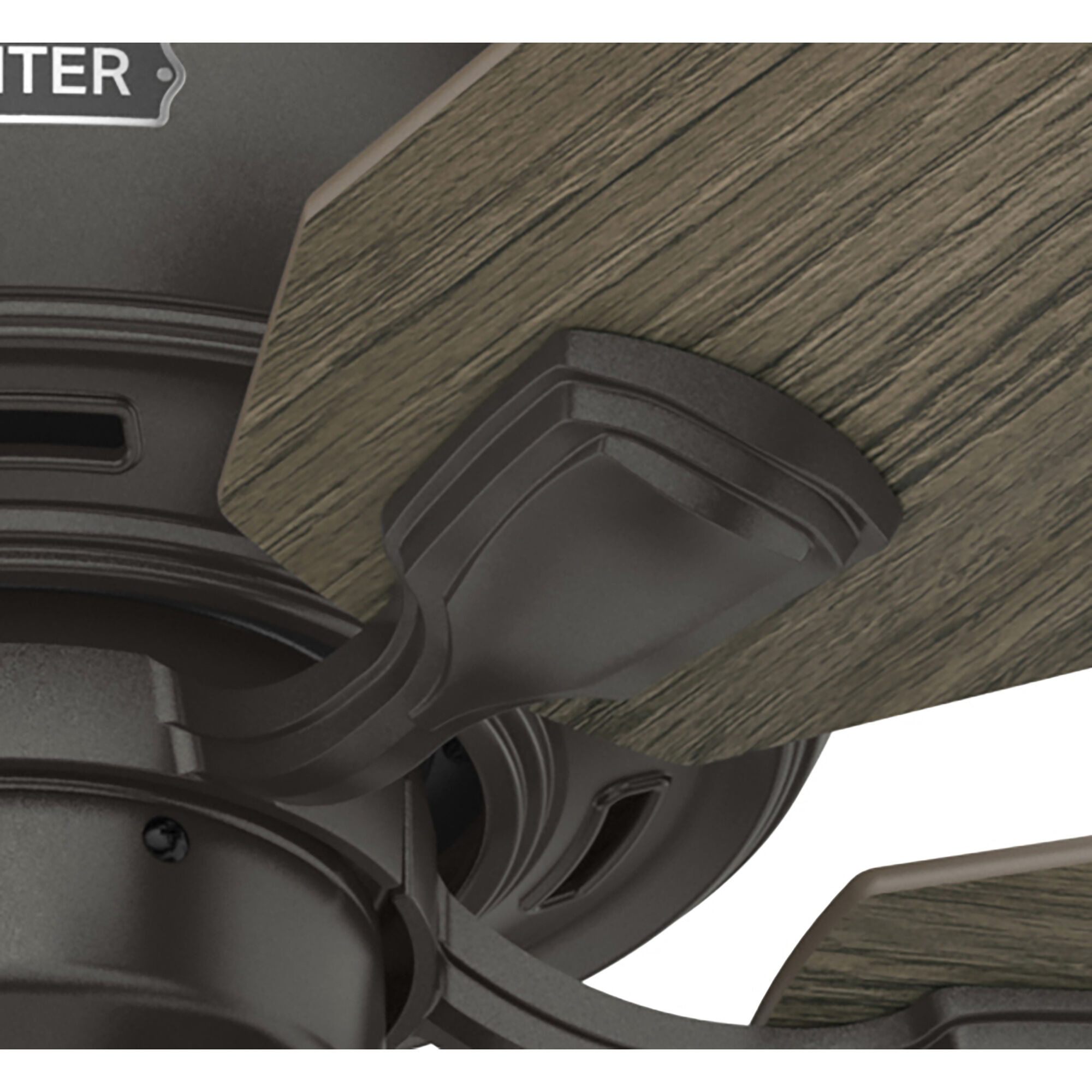 Rosner 52 inch Noble Bronze with Warm Grey Oak/Natural Oak Blades Ceiling Fan