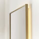 Cadre 30 X 30 inch Satin Brass Backlit Wall Mirror