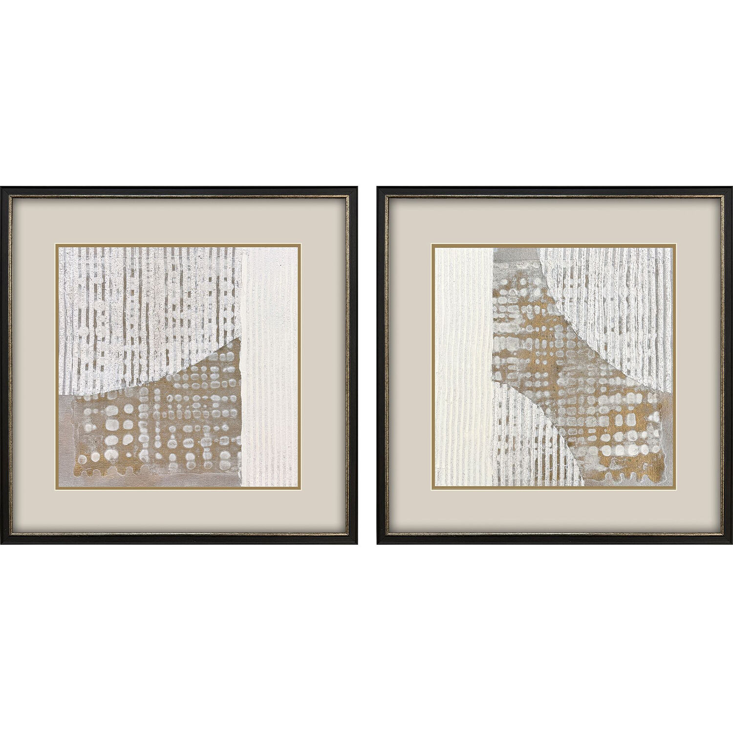 Rare Earth Gray and Beige and Brown and Neutral Framed Art