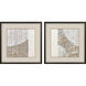 Rare Earth Gray and Beige and Brown and Neutral Framed Art