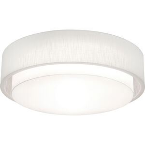 Sanibel LED 32 inch Linen White Flush Mount Ceiling Light