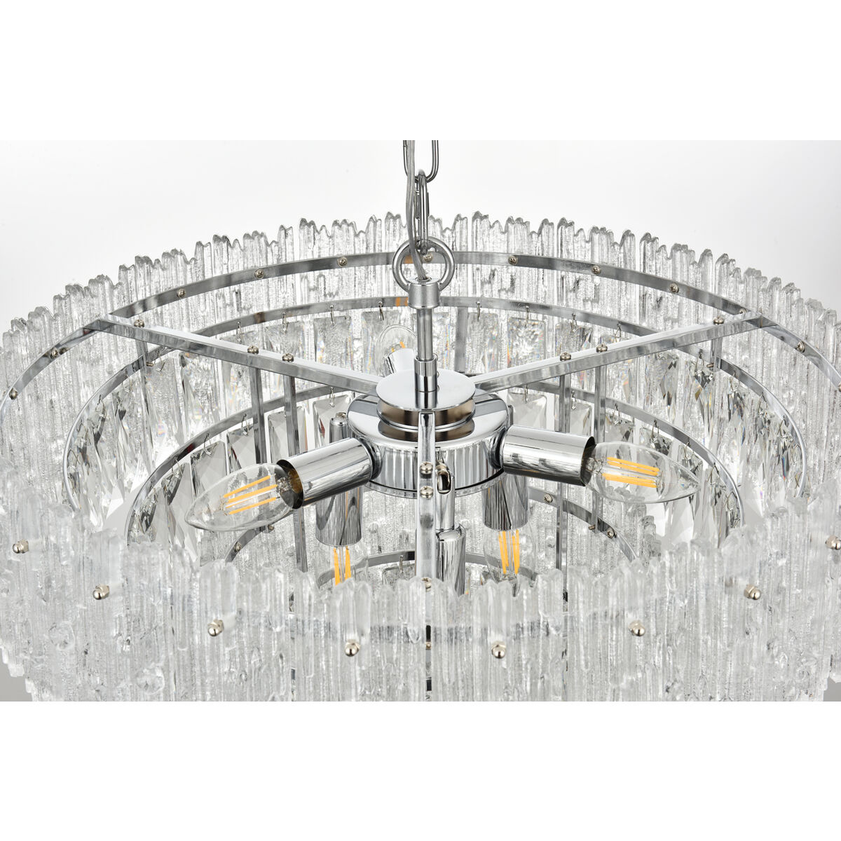 Emilia 6 Light 21 inch Chrome Pendant Ceiling Light