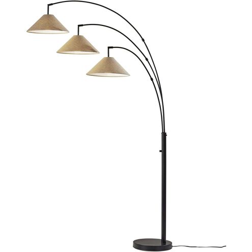 Braxton 86 inch 60.00 watt Dark Bronze Arc Floor Lamp Portable Light in Antique Bronze