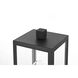 Veda 1 Light 15 inch Black Outdoor Post Light