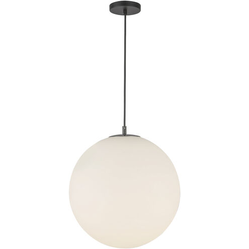 Marco 1 Light 15.75 inch Black Pendant Ceiling Light
