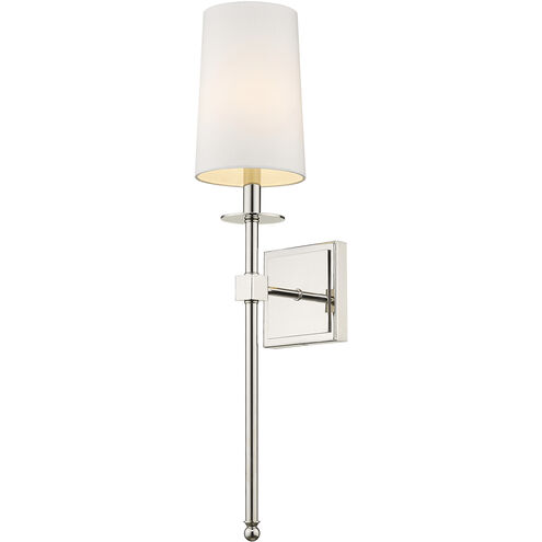 Camila 1 Light 5.5 inch Polished Nickel Wall Sconce Wall Light