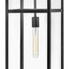 Estate Series Porter LED 29 inch Black with Burnished Bronze Outdoor Wall Mount Lantern