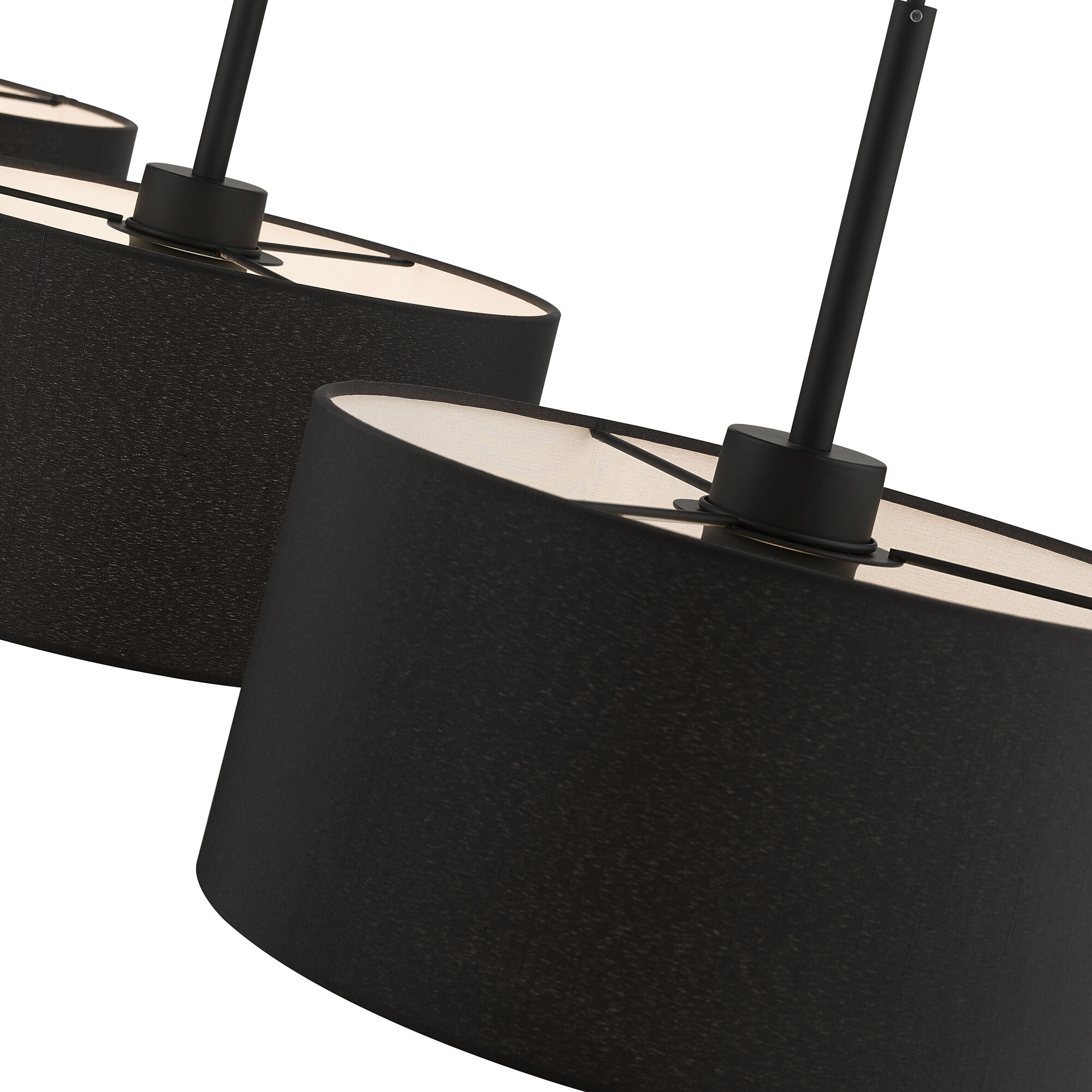 Bainbridge 3 Light 13 inch Black Chandelier Ceiling Light, Large