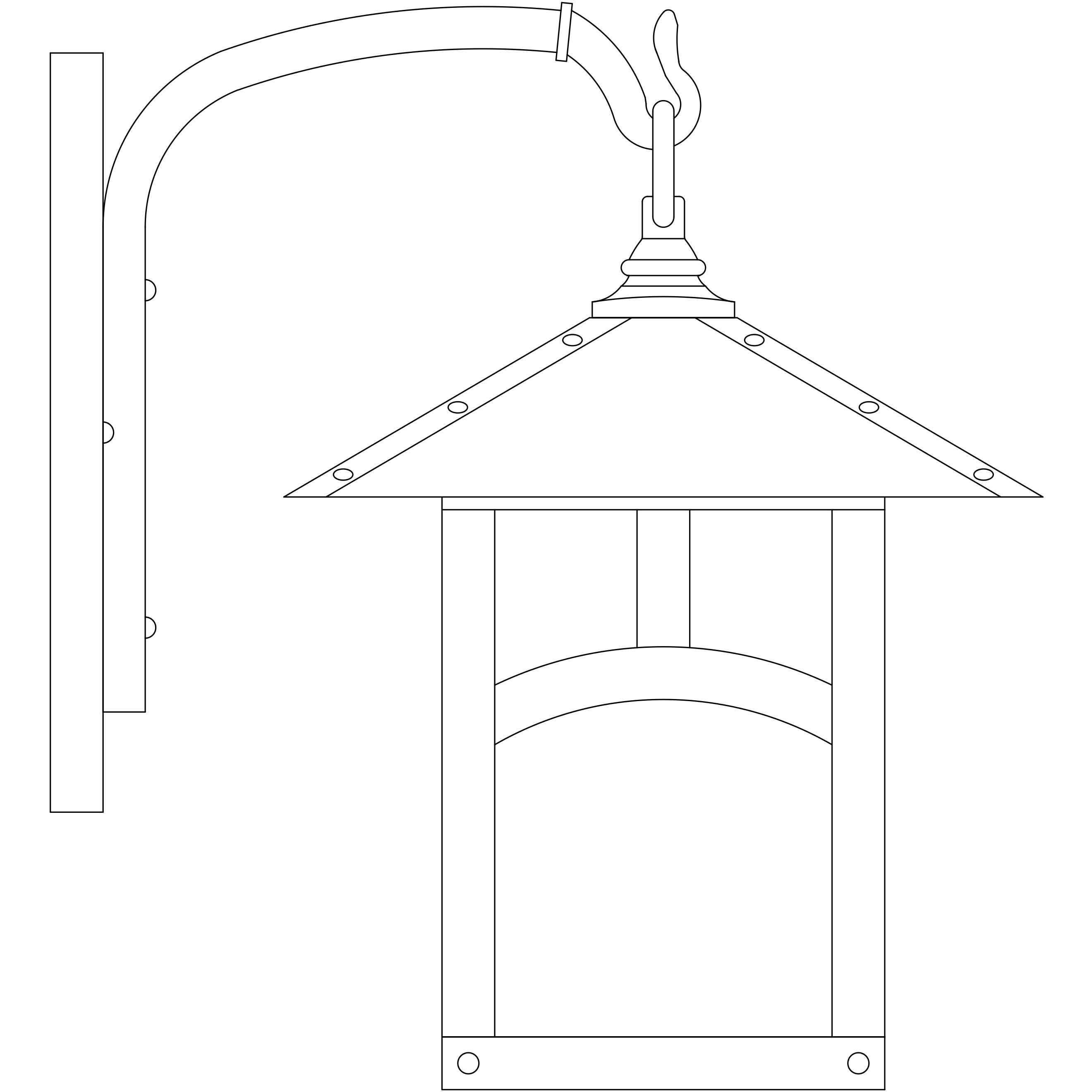 Evergreen 1 Light 12.88 inch Raw Copper Outdoor Wall Mount in Off White, T-Bar Overlay