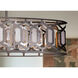 Hexly 5 Light 44 inch Bronze and Sultry Silver Island Light Ceiling Light