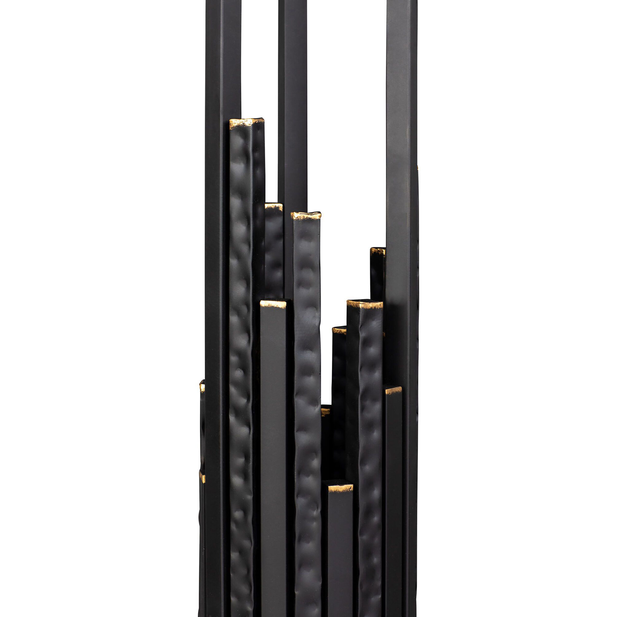 Matrix 68 inch 60 watt Matte Black Floor Lamp Portable Light in Matte Black/French Gold