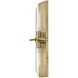 Astoria 2 Light 5.25 inch Heritage Brass Vanity Light Wall Light