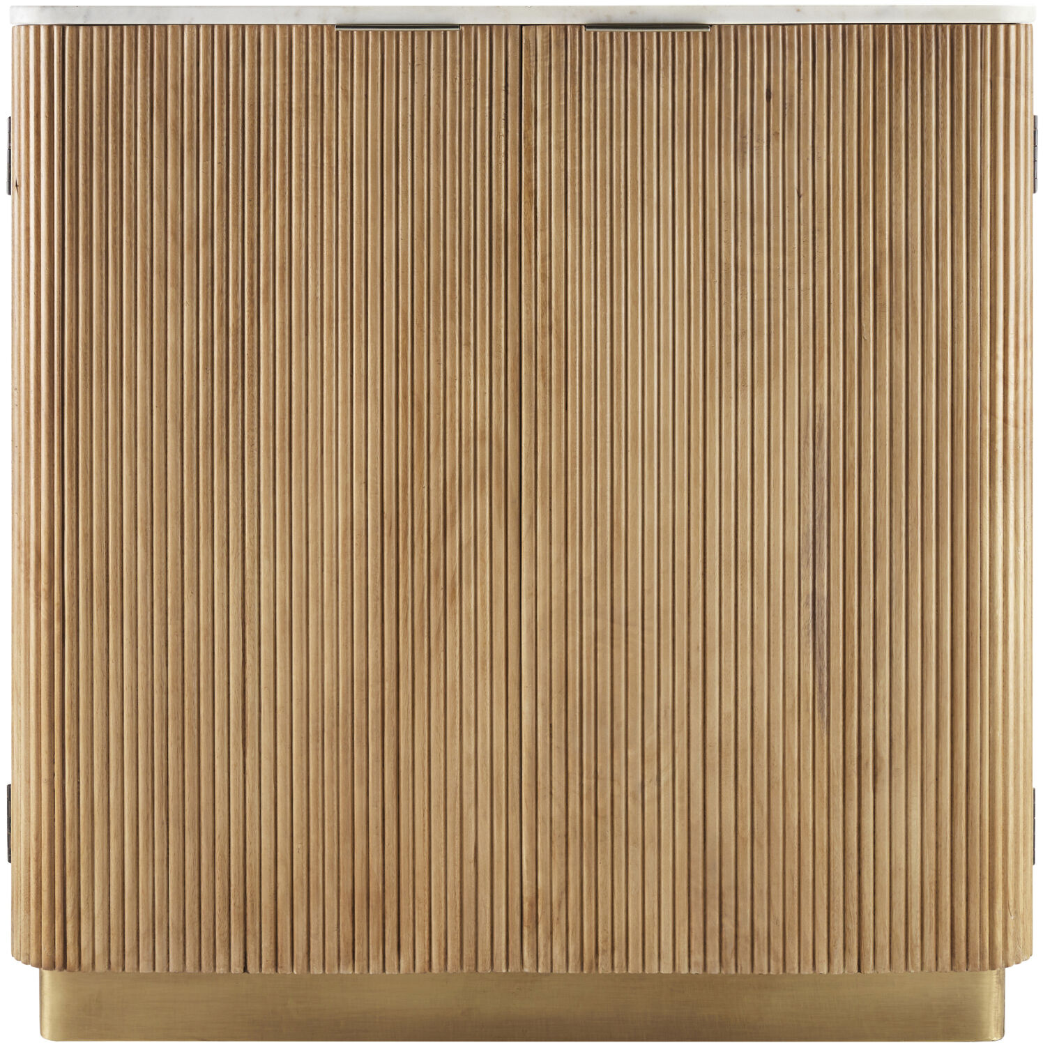 Nems Top: White; Base: Dark Brown/Gold Cabinet