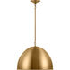 TOB by Thomas O'Brien Robbie 1 Light 20.38 inch Burnished Brass Pendant Ceiling Light