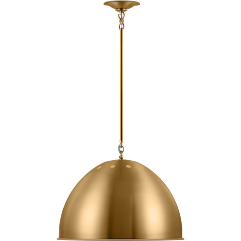 TOB by Thomas O'Brien Robbie 1 Light 20.38 inch Burnished Brass Pendant Ceiling Light