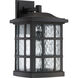 Stonington 1 Light 17 inch Mystic Black Outdoor Wall Lantern