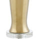 Parable 30.5 inch Gold/Clear Table Lamp Portable Light