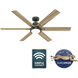 Gravity 60 inch Noble Bronze with Golden Maple Blades Ceiling Fan