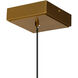 Moon 8 inch Brass Mini Pendant Ceiling Light