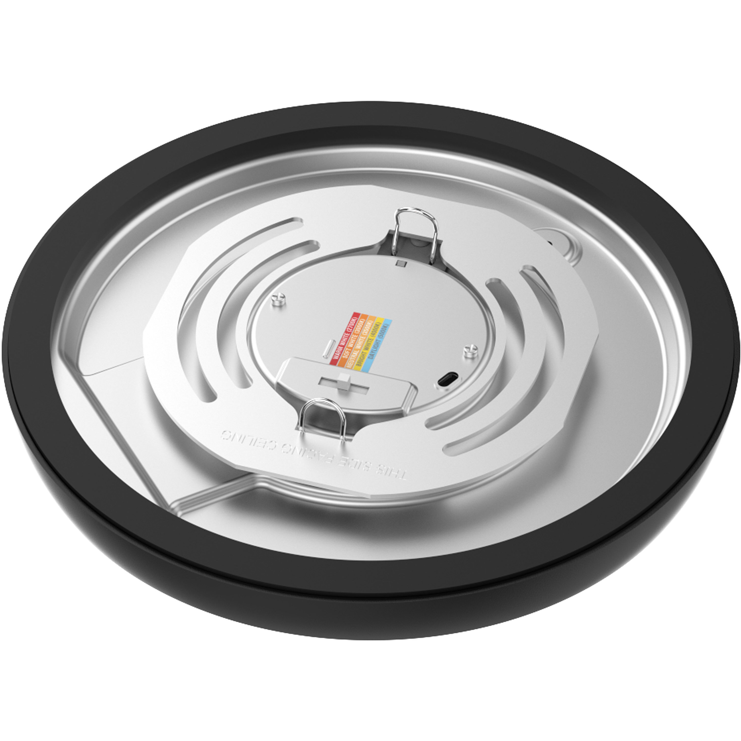 Blink LED 7 inch Black Edge Lit Ceiling Light