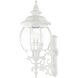 Frontenac 4 Light 29 inch Textured White Outdoor  Wall Lantern