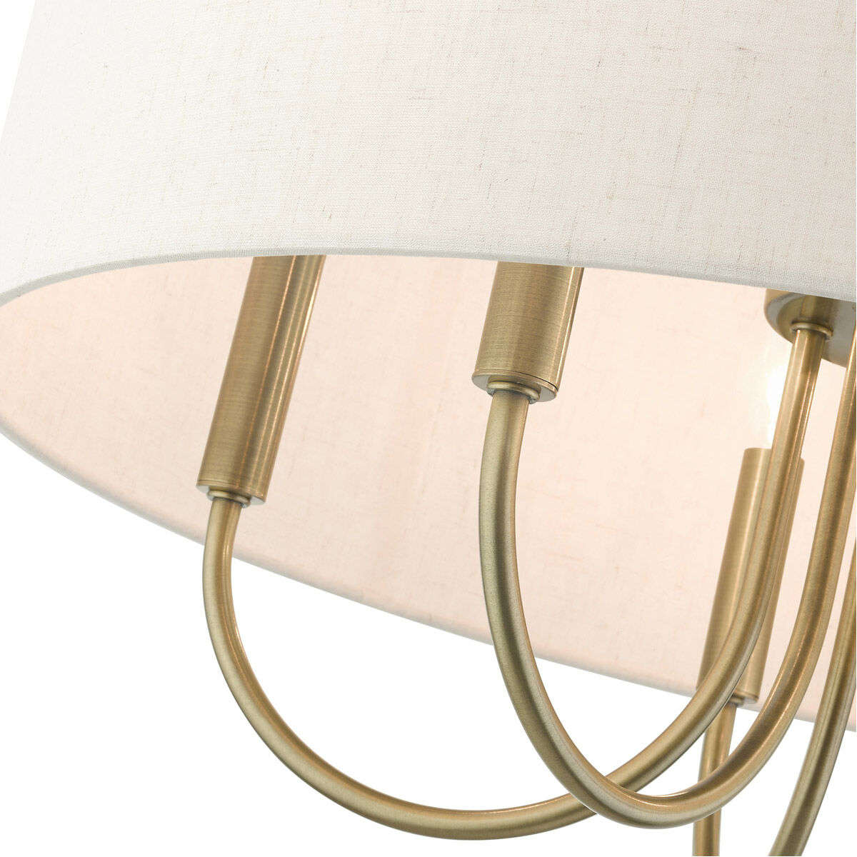 Blossom 5 Light 22 inch Antique Brass Pendant Chandelier Ceiling Light