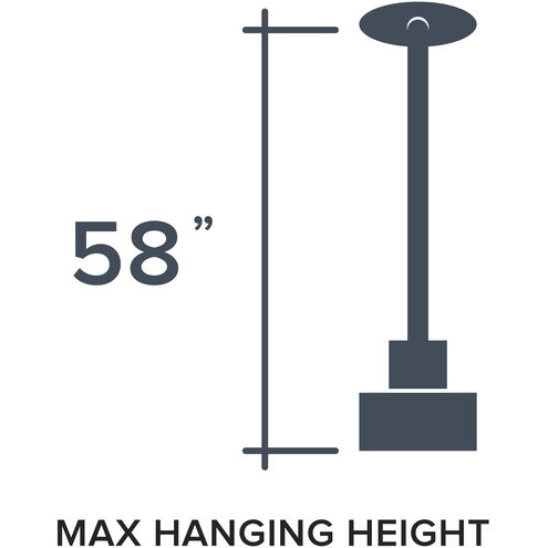 Haven LED 10 inch Matte Black Pendant Ceiling Light