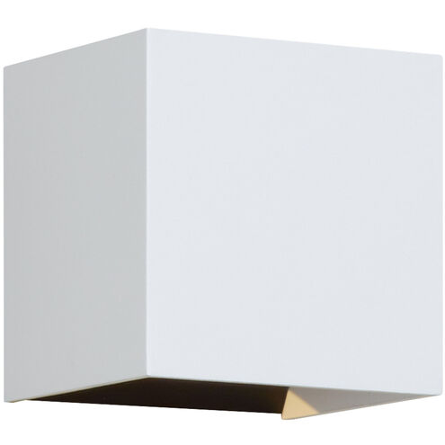 Vex LED 4.6 inch White Outdoor Wall Light in LED 90 CRI 3000K, Integrated LED
