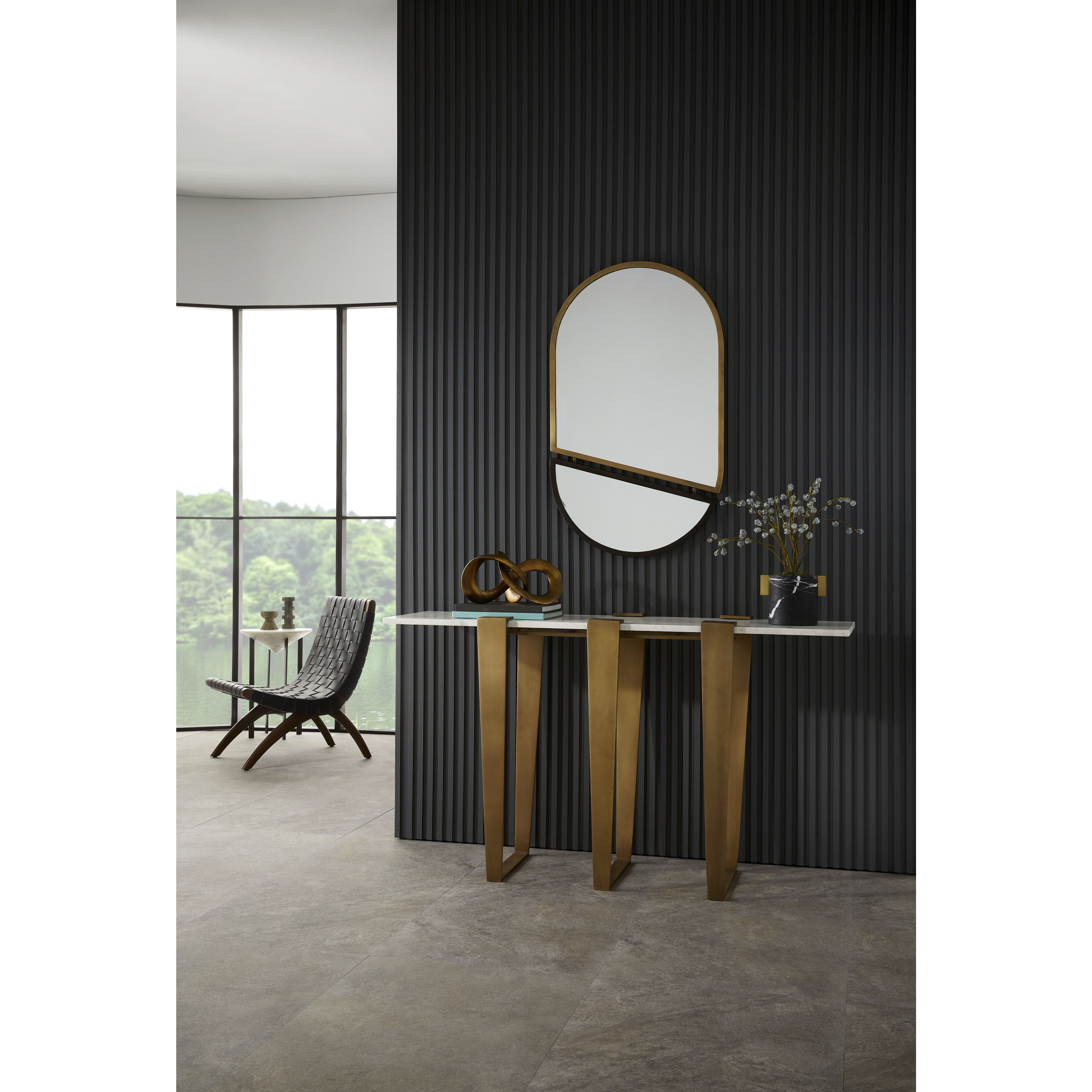 Octavia 59 inch White Console