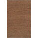 Dominican 36 X 24 inch Dark Brown Rug
