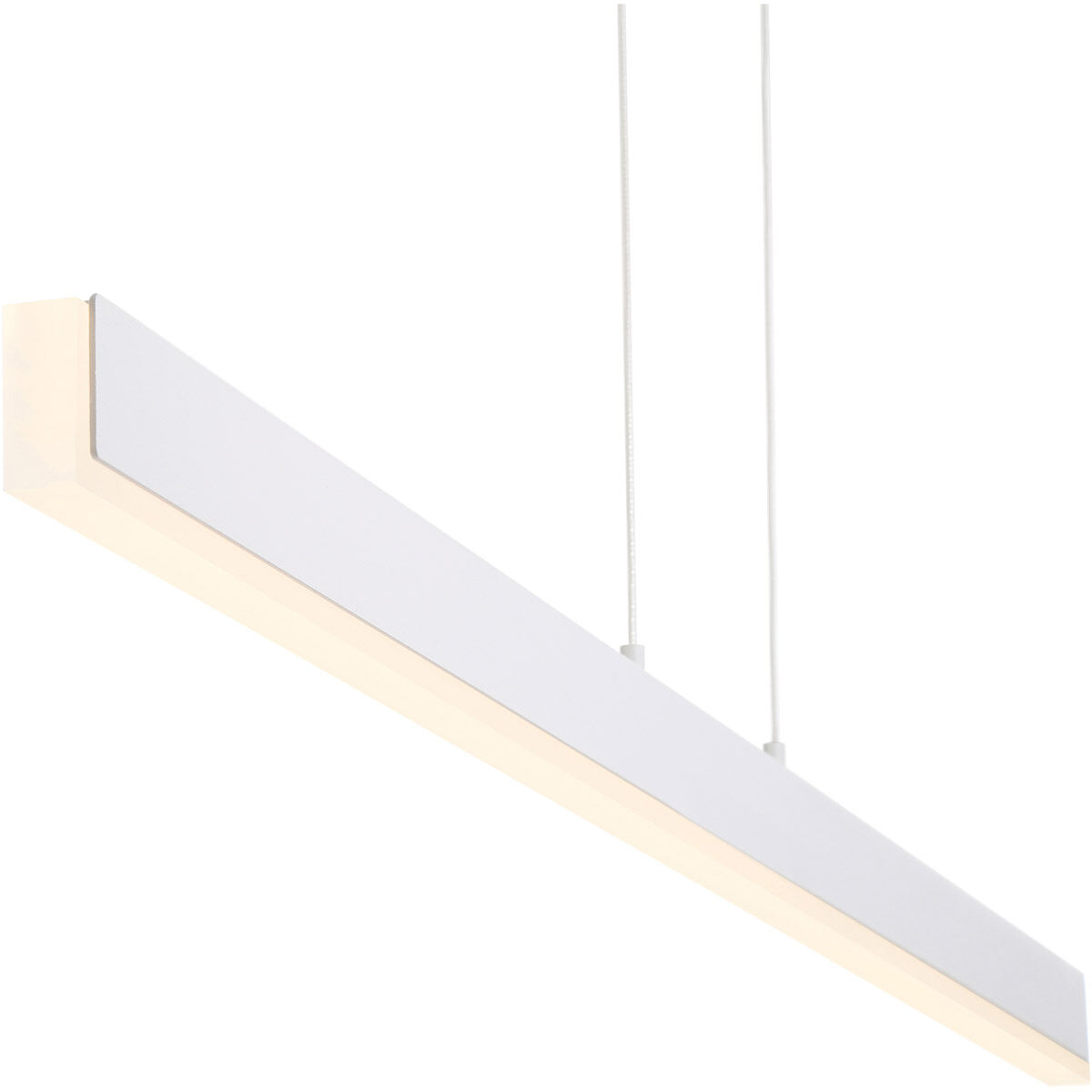 Illume LED 1 inch Matte White Pendant Ceiling Light